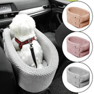 Hundesitz für Auto, sicherer Haustiertransport, weiches Material, verschiedene Farben, ideal für kleine Hunde, komfortabel und stilvoll.