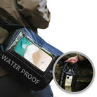 Wasserdichte Handyhülle, schwarz, transparentes Fenster, Outdoor, Schutz vor Wasser.