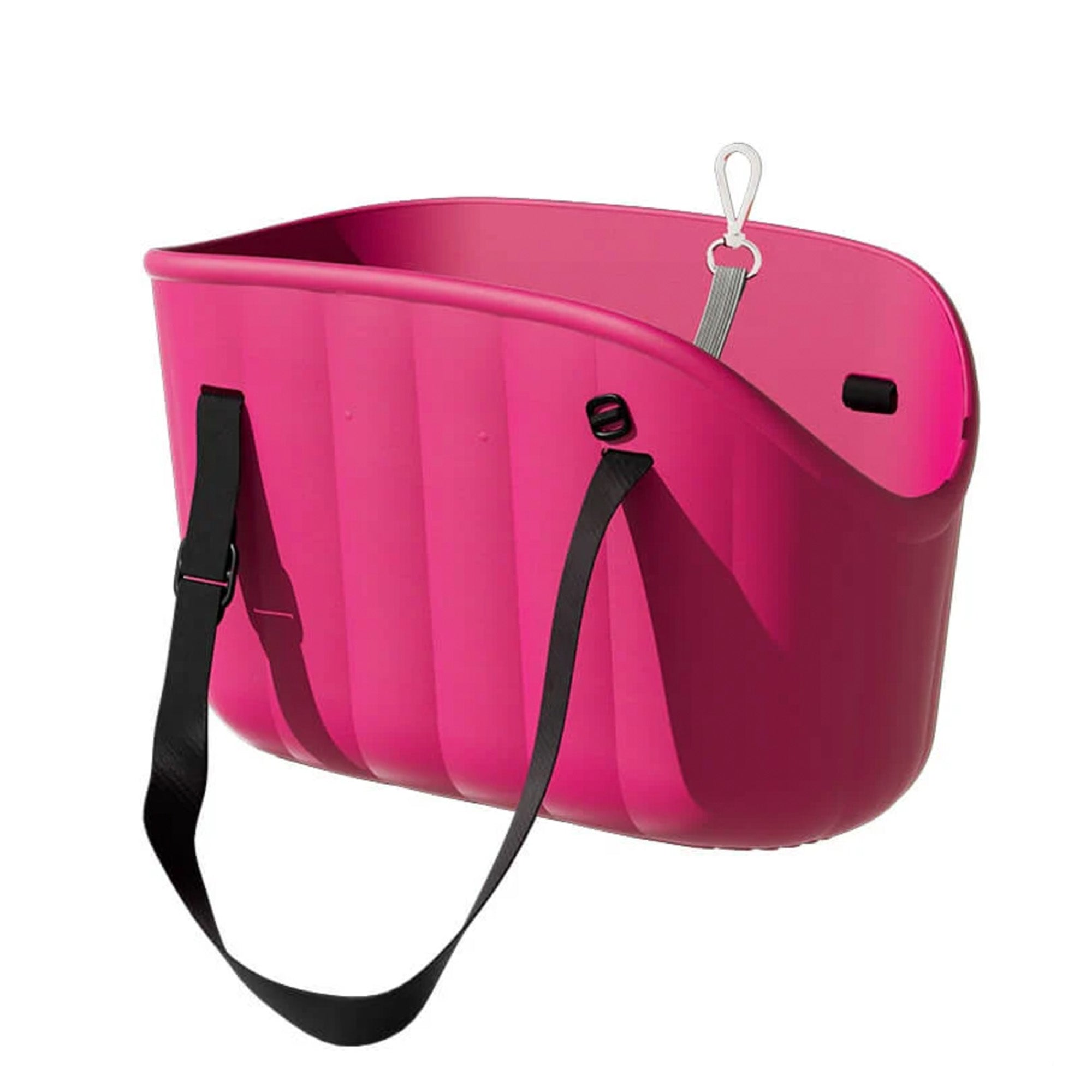 Leichte wasserdichte rosa Haustiertasche, große Kapazität, Outdoor-Tragetasche.