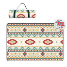 Marokkanische Outdoor-Picknickdecke, wasserdicht, faltbar, geometrisches Muster, tragbar.