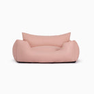 Wasserdichtes orthopädisches Haustiersofa in Rosa, luxuriös und waschbar, für Hunde und Katzen.