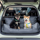 Wasserdichtes Hundebett für Auto, grau, mittelgroß, Rücksitz, ideal für Reisen mit Hunden.