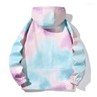 Bunte Kapuzenjacke, Pastellfarben, Unisex, Baumwolle, modisch, lässig, Streetwear.
