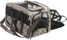 Tragetasche für Haustiere, faltbar, mit Belüftungsgittern und Tragegurt, ideal für Reisen. Robustes Design, komfortabel und praktisch.