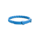 Blaues Kunststoffband, flexibel und verstellbar, ideal für Kabelmanagement und Organisation. Perfekt für Büro, Heim und Werkstatt.