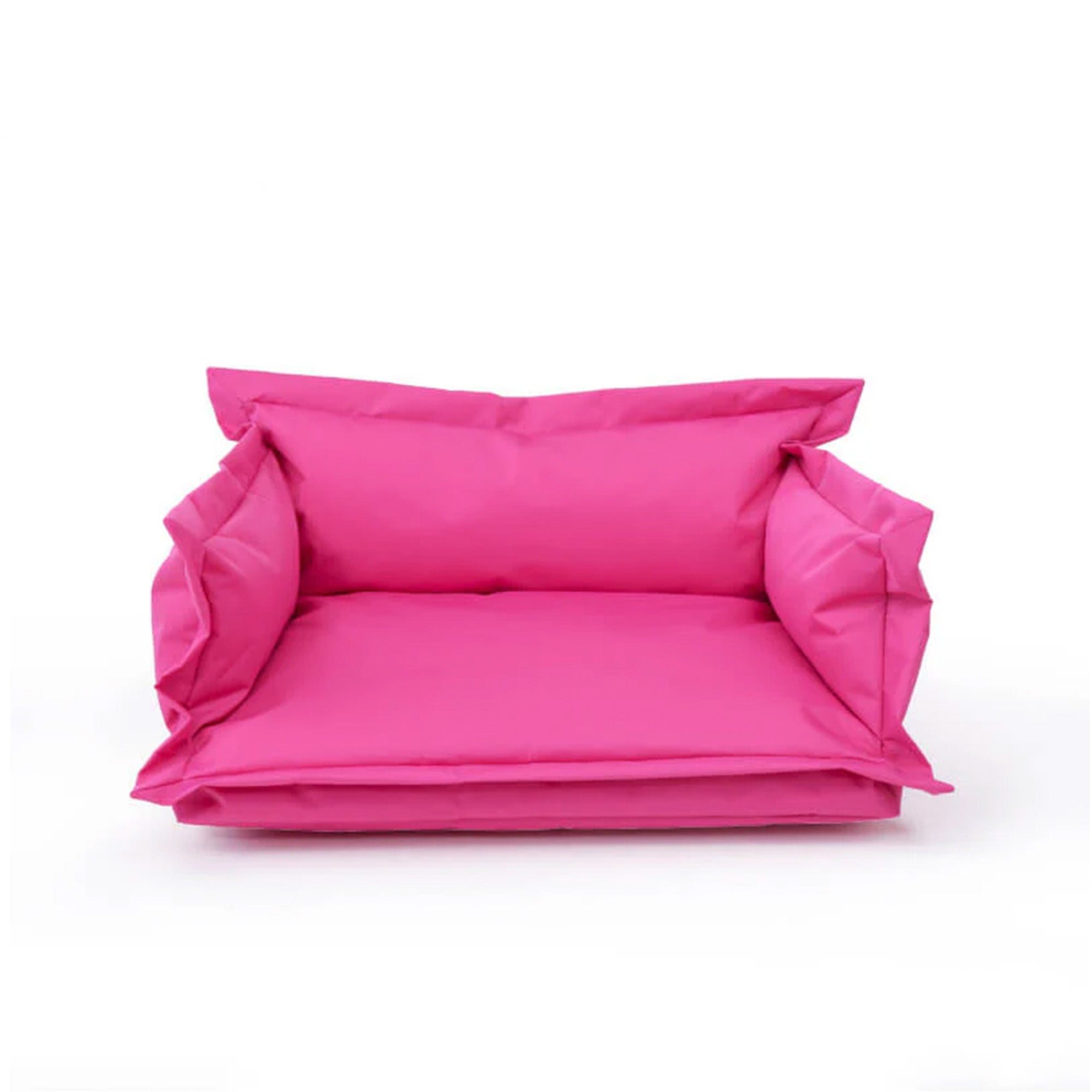 Wasserdichtes, kratzfestes, antibakterielles rosa Haustiersofa für Hunde.