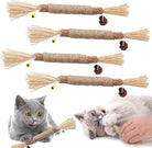 Katzenspielzeug Set aus Naturmaterialien, 5er-Pack. Ideal für Katzen zum Spielen und Kauen. Fördert Aktivität und Zahngesundheit.