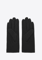 Schwarze Winterhandschuhe aus Fleece, warm und stilvoll, ideal für kalte Tage. Perfekt für Herrenmode, Outdoor-Aktivitäten und Winterbekleidung.