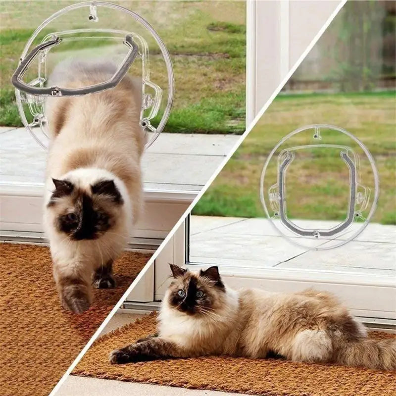 Katzenklappe für Haustüren, ideal für große Katzen. Robustes Design, einfache Installation, wetterfest. Perfekt für Innen- und Außenbereiche.