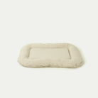 Wasserdichtes orthopädisches Haustierbett, beige, komfortabel, langlebig, ideal für Hunde.