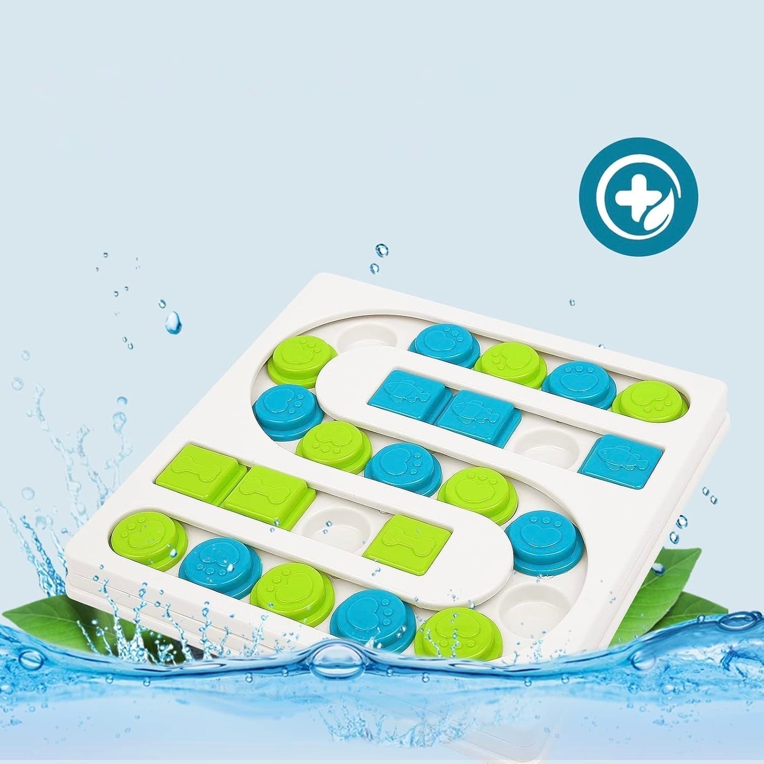 Interaktives Hundespielzeug, Puzzle-Design, fördert mentale Stimulation, langlebig, ideal für Hunde, um Langeweile zu vermeiden und Intelligenz zu fördern.