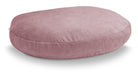 Rundes Sitzkissen rosa, Baumwolle, bequem, modern, Wohnzimmer, Bodenkissen, Dekoration.