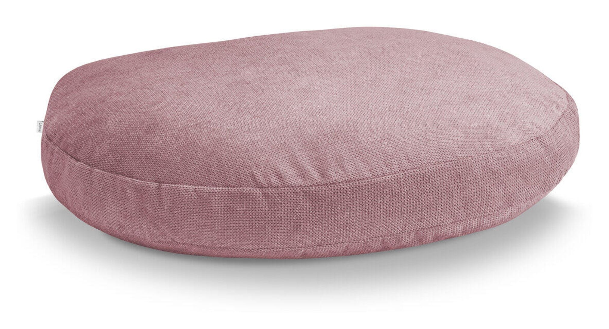 Rundes Sitzkissen rosa, Baumwolle, bequem, modern, Wohnzimmer, Bodenkissen, Dekoration.