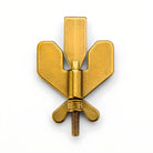 Goldene Flügelschraube aus Metall, 304 Edelstahl, Befestigungselement, langlebig, rostfrei.