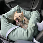 Wasserdichter Hundesitz Auto, großer grüner Stoff, sicherer Reisesitz für Hunde.