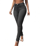 Damen Skinny Jeans in Schwarz, 90er Jahre Stil, Denim, figurbetont, modisch, ideal für trendige Outfits, erhältlich bei Amodafashion.