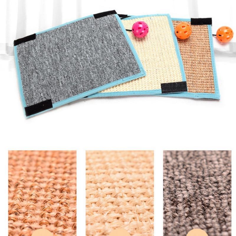 Katzenspielmatte aus Sisal, rutschfest, langlebig, ideal für Krallenpflege. Perfektes Katzenspielzeug für aktive Katzen.