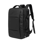 Schwarzer Laptop-Rucksack, wasserdicht, USB-Anschluss, Business- und Reiserucksack.