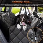 Hundeschondecke Auto Rückbank, wasserdicht, kratzfest, mit Reißverschluss, schützt Autositze, ideal für Hunde, einfache Installation.