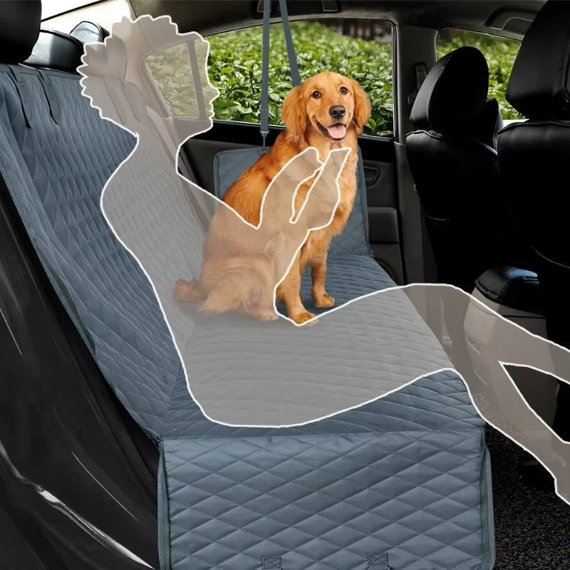 Wasserdichte Hundeschondecke für Autos, schützt Rückbank vor Schmutz und Haaren. Ideal für Reisen mit Haustieren, rutschfest und langlebig.