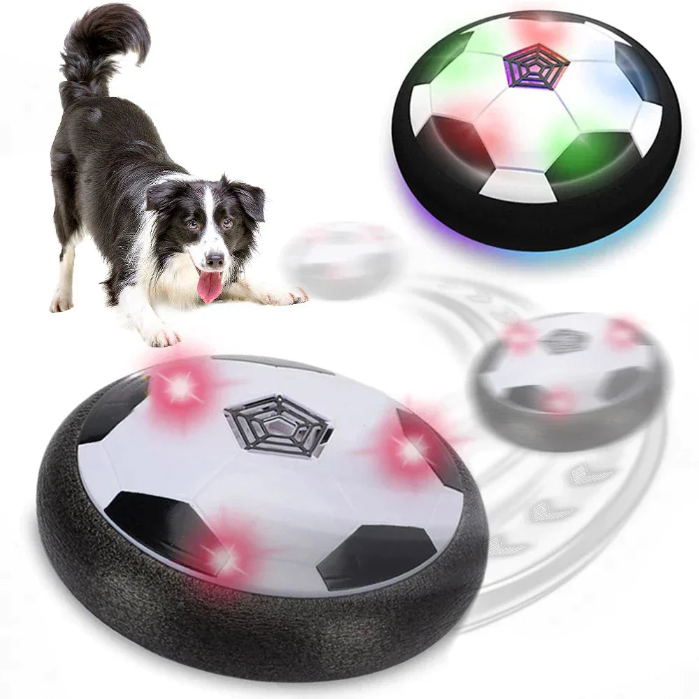 Interaktiver LED-Hundespielzeugball, ideal für kleine Hunde. Elektronisches Fußball-Design, langlebig und unterhaltsam. Perfekt für Spielspaß.