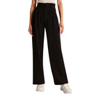 Damen-Cargohose, Sommer, weites Bein, hohe Taille, maßgeschneidert, Knopfverschluss, elegant, vielseitig, modisch, ideal für Freizeit und Büro.