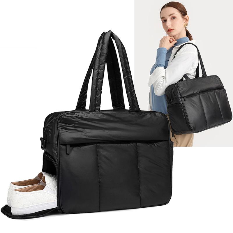 Damen Daunen Sporttasche mit großer Kapazität, Insider-Taschen, Multifunktional