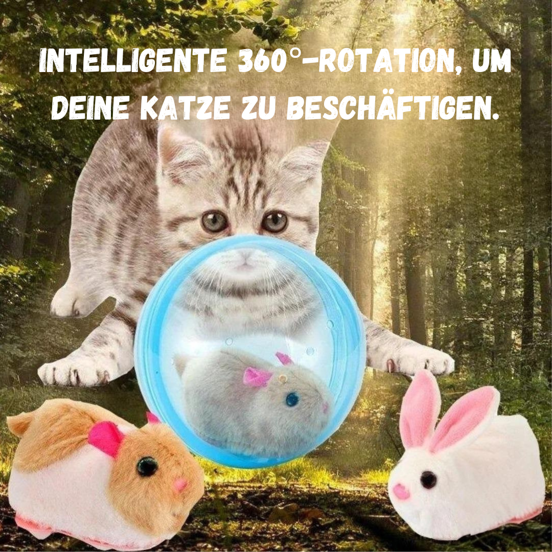 Katzenspielzeug mit 360°-Rotation, interaktiv und unterhaltsam. Perfekt, um Katzen zu beschäftigen. Ideal für Haustierbedarf und Katzenliebhaber.
