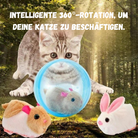 Katzenspielzeug mit 360°-Rotation, interaktiv und unterhaltsam. Perfekt, um Katzen zu beschäftigen. Ideal für Haustierbedarf und Katzenliebhaber.