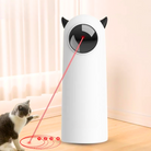Katzenlaser-Spielzeug mit automatischem Laserstrahl, interaktivem Design und Katzenohren. Perfekt für Katzenunterhaltung und Bewegung.