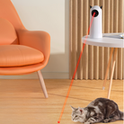 Katzenspielzeug Laserpointer, interaktiv, automatisiert, ideal für Katzenunterhaltung. Modernes Design, energiesparend, perfekt für Haustiere.