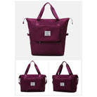Lila Reisetasche mit Reißverschluss, robustem Material und verstellbaren Trägern. Perfekt für Reisen, Sport und Alltag. Hochwertige Verarbeitung.