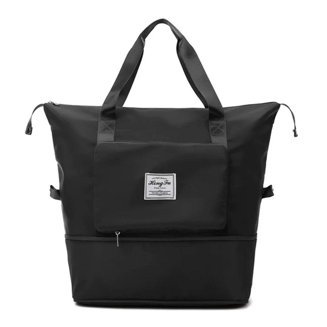 Schwarzer Rucksack mit großem Hauptfach, Reißverschlusstasche vorne, robustem Design. Perfekt für Reisen, Schule, Alltag. Hochwertige Verarbeitung.