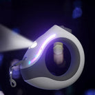 LED-Hundeleine mit Taschenlampe, ergonomisch, weiß, reflektierend, für sicheres Gassigehen.