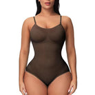 Damen Shapewear Body in Schwarz, nahtlos und figurformend, mit verstellbaren Trägern. Ideal für unsichtbare Unterstützung unter Kleidung.
