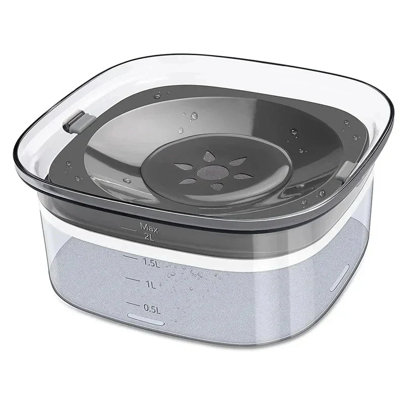 Transparente Kunststoff-Aufbewahrungsbox mit schwarzem Deckel, 2L, stapelbar, Küche, Frischhaltebox.
