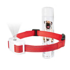 Rotes Anti-Bell-Halsband für Hunde mit Sprayfunktion, verstellbar, effektives Hundetraining.