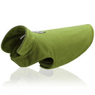 Grüner Hundemantel aus Fleece, ideal für kaltes Wetter. Bequeme Passform, warm und stilvoll. Perfekt für kleine bis mittelgroße Hunde.