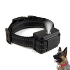 Schwarzes Anti-Bell-Halsband für Hunde, verstellbar, mit Sprühfunktion, Nylonmaterial.
