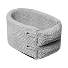 Grauer, ovaler Katzenkorb aus weichem Stoff, ideal für Haustiere. Bequemes Design, perfekt für Katzenbett oder Hundekorb. Pflegeleicht und stilvoll.