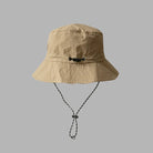 Beige Fischerhut für Damen und Herren, schnell trocknend, faltbar, ideal für Sommer, Outdoor, Strand, Wandern, Camping, wasserdicht.