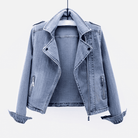 Tiffany zeitlose Jeansjacke, klassisches Design, hochwertige Denim-Qualität, modisch und vielseitig, ideal für jeden Anlass.