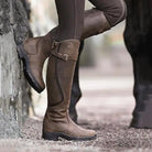 Damenstiefel aus PU-Leder, Retro-Design, Reißverschluss, niedriger Absatz, modisch, ideal für Freizeit und Outdoor, stilvolle Gladiator-Boots.