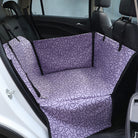 Lila wasserdichter Hundeautositz, sicherer Transport, Autozubehör, Haustierbedarf.