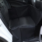 Schwarzer wasserdichter Hunde-Autositz, sicherer Transport, Rücksitzabdeckung, Autozubehör.