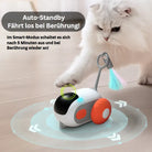 Interaktives Katzenspielzeug mit Auto-Standby, Bewegungssensor und LED-Licht. Perfekt für Katzenunterhaltung und mentale Stimulation.