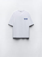 Weißes T-Shirt mit "New York" Aufdruck, minimalistisches Design, lässige Mode, hochwertige Baumwolle, ideal für urbane Streetwear-Looks.