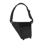 Schwarze Herren-Brusttasche für Outdoor-Sport, Motorradfahren, Rucksack, robustes Design.
