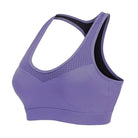 Violetter Sport-BH in großen Größen, atmungsaktiv und bequem, ideal für Fitness und Yoga. Perfekte Passform, hoher Tragekomfort, modisches Design.