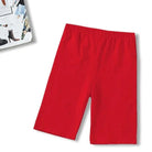 Rote Sporthose mit elastischem Bund, ideal für Fitness und Freizeit. Atmungsaktives Material, perfekte Passform. Sportbekleidung, bequem, modisch.